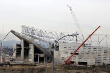 Las imágenes de las obras del Wanda Metropolitano