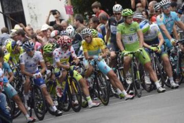 Thibaut Pinot, Rafal Majka, Vincenzo Nibali y Peter Sagan.