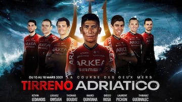 Arkéa-Samsic confirma a Nairo Quintana para Tirreno Adriático