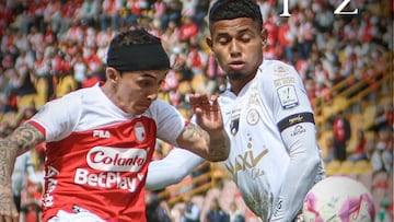 OMAR FERNÁNDEZ FRASICA Y JHOJAN ESCOBAR LIGA BETPLAY | SANTA FE – LLANEROS