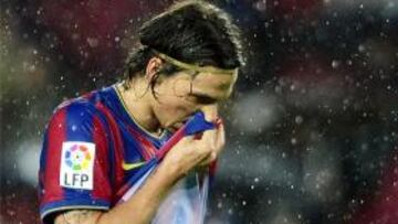 <b>FUTURO INCIERTO.</b> Ibrahimovic podría abandonar el Barcelona sólo un año después de su llegada.