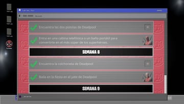 Desaf&iacute;os de Deadpool - Semana 8
