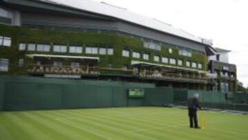 Una imagen dele All England Lawn Tennis Club, sede de Wimbledon.