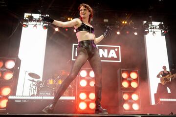 Katie Gavin, durante el primer d¨ªa del Festival de M¨²sica y Artes de Coachella Valley.