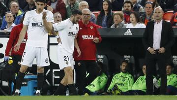 Piccini, lesionado, ayer.