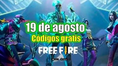 Free Fire | Códigos de hoy viernes 19 de agosto de 2022: recompensas gratis