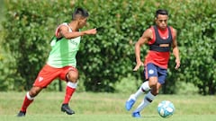 Los titulares de San Lorenzo se probaron con Los Andes