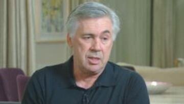Ancelotti, en la entrevista de Mediaset.