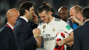 Solari y Bale, en el Mundial de Clubes.