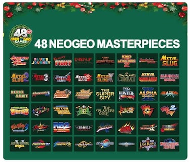 Nueva Neo Geo Mini Christmas de edición limitada con 48 clásicos