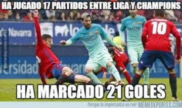 Los memes más divertidos del Osasuna-Barcelona