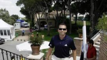 <b>OPTIMISTA. </b>Sergio García, en Madrid con la idea de brillar.