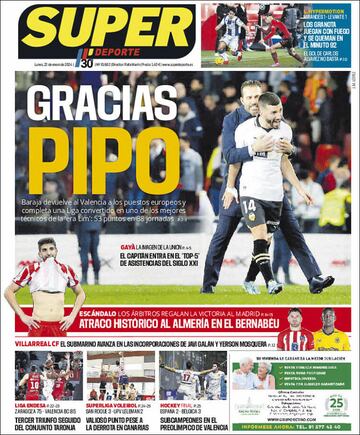 “Atraco histórico”, “Robo”... las portadas tras la polémica del VAR