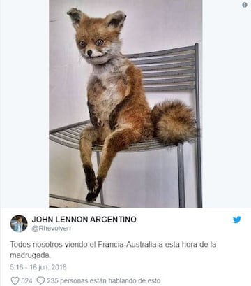 El horario del Francia vs Australia generó el humor de los memes