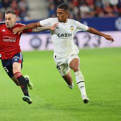 Las tarjetas rojas de Osasuna