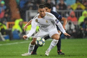 Hazard, en el partido ante el PSG.