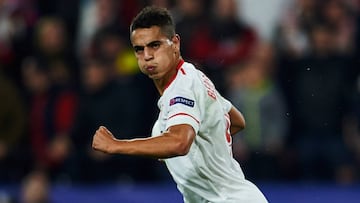 El delantero franc&eacute;s del Sevilla, Ben Yedder, durante un partido.