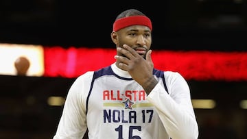 DeMarcus Cousins, durante el All Star 2017 de la NBA.