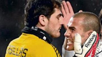 Casillas saluda a al italiano