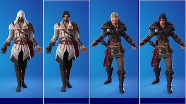 Cómo conseguir a Ezio y Eivor de Assassin's Creed en Fortnite