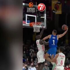 El hombre de moda del basket español le clava el mate de la Euroliga a un ex NBA de 103 kilos