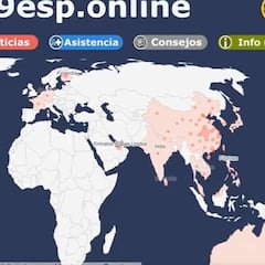 El preocupante video que muestra la propagación del coronavirus en el mundo
