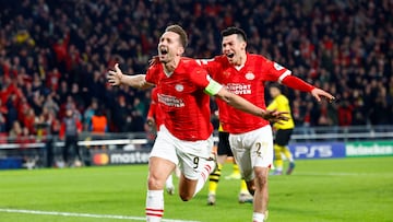 The Eredivisie side are at Philips Stadion as they play in the knockout stages of the Champions League for the first time since 2015/16.