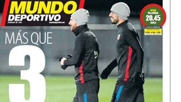 La obligación del Barça a ganar, en los medios catalanes