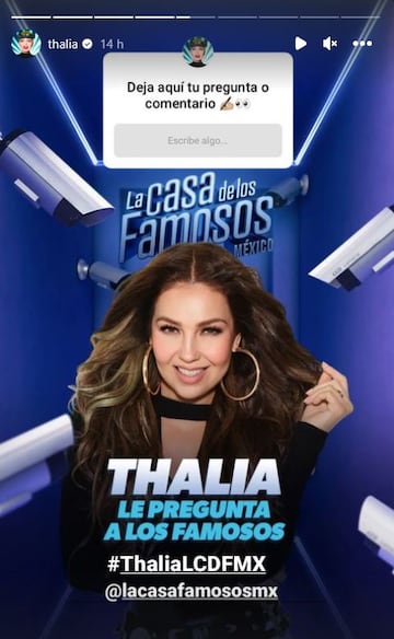 Así será la participación de Thalía en La Casa de los Famosos