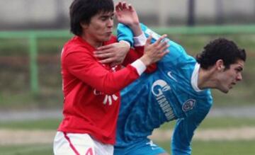 El zurdo, que actualmente está en Deportes Iquique, llegó en 2011 al Zenit. Solo jugó en el segundo equipo.