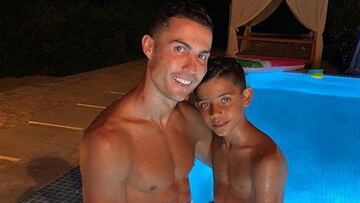 Cristiano Jr's surprise reaction: "Papá, you lived here?"