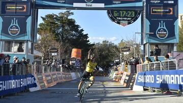 Roglic, el más fuerte en Trevi: Geraint Thomas, nuevo líder