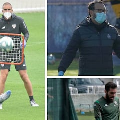 Betis, Getafe y Athletic empiezan la desescalada