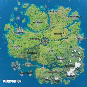 Mapa de la isla antes de las 9AM CEST del 30 de julio de 2020