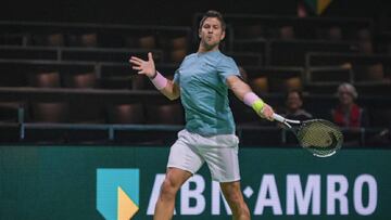Fernando Verdasco logró pasar a segunda ronda en Rotterdam.