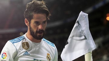 El centrocampista del Real Madrid, Isco Alarcón, el mejor de la Liga Santander en 2017.