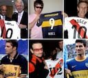 Los hinchas famosos que van con Boca y River en el Superclásico