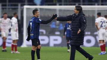 El optimismo de Inzaghi ante el buen momento de Alexis