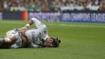 14/09/16 PARTIDO CHAMPIONS LEAGUE 
 REAL MADRID - SPORTING DE PORTUGAL
 GOLPE LESION BALE 
 PUBLICADA 16/09/16 NA MA08 1COL