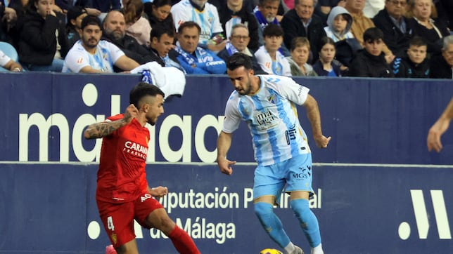 Málaga - Real Zaragoza: TV, horario y cómo ver LaLiga Hypermotion online