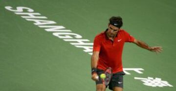 Roger Federer ya está en cuartos de final del Masters de Shanghai.