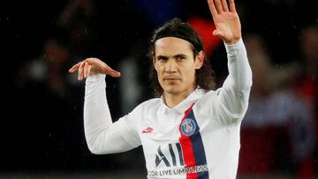 Cavani, delantero del PSg y objetivo del Atl&eacute;tico de Simeone.