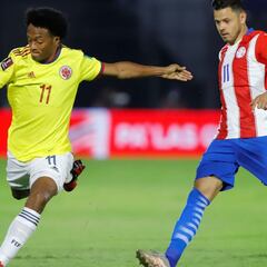 Cuadrado, en el podio de más partidos con Selección Colombia