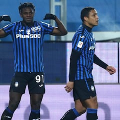 Zapata y Muriel: 61% de los goles de Atalanta en Serie A