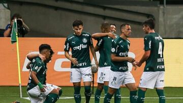 Kuscevic brill&oacute; en la goleada de Palmeiras en Derby Paulista