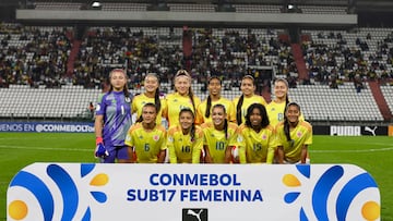 Selección Colombia Femenina Sub 17 en el Sudamericano