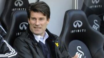 El entrenador del Swansea, Michael Laudrup.