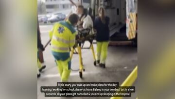 Las tremendas imágenes del accidente de Evenepoel: da mucho miedo