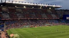 La peor entrada del año en el Calderón, la final de Copa