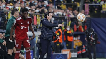 06/04/22  PARTIDO CHAMPIONS LEAGUE CUARTOS IDA 
 VILLARREAL - BAYERN MUNICH 
 UNAI EMERY